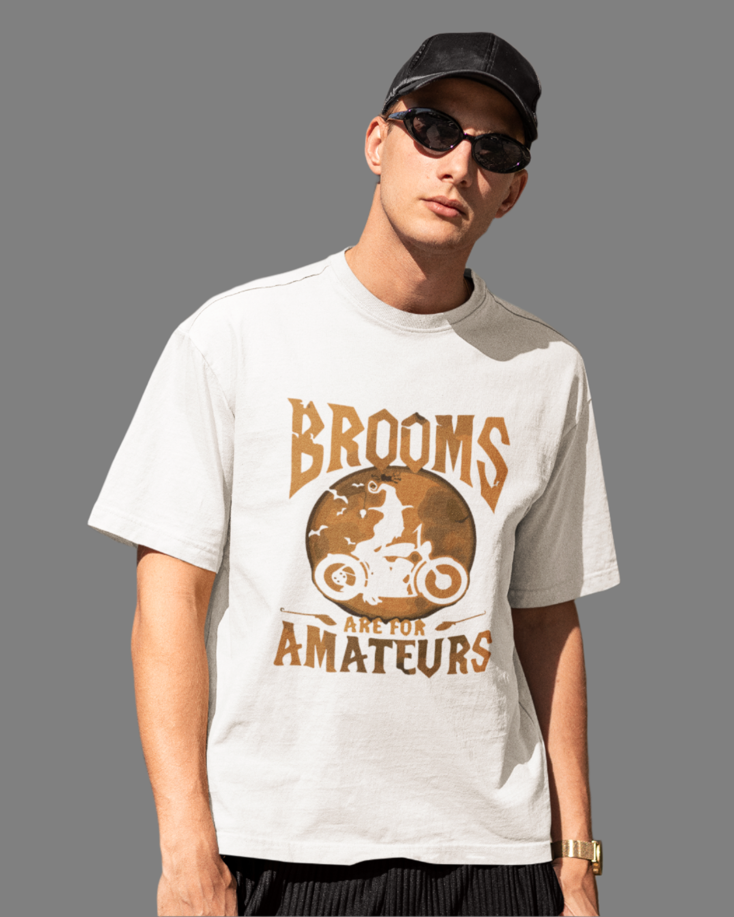 Men's Brooms-style premium quality oversized T-shirts