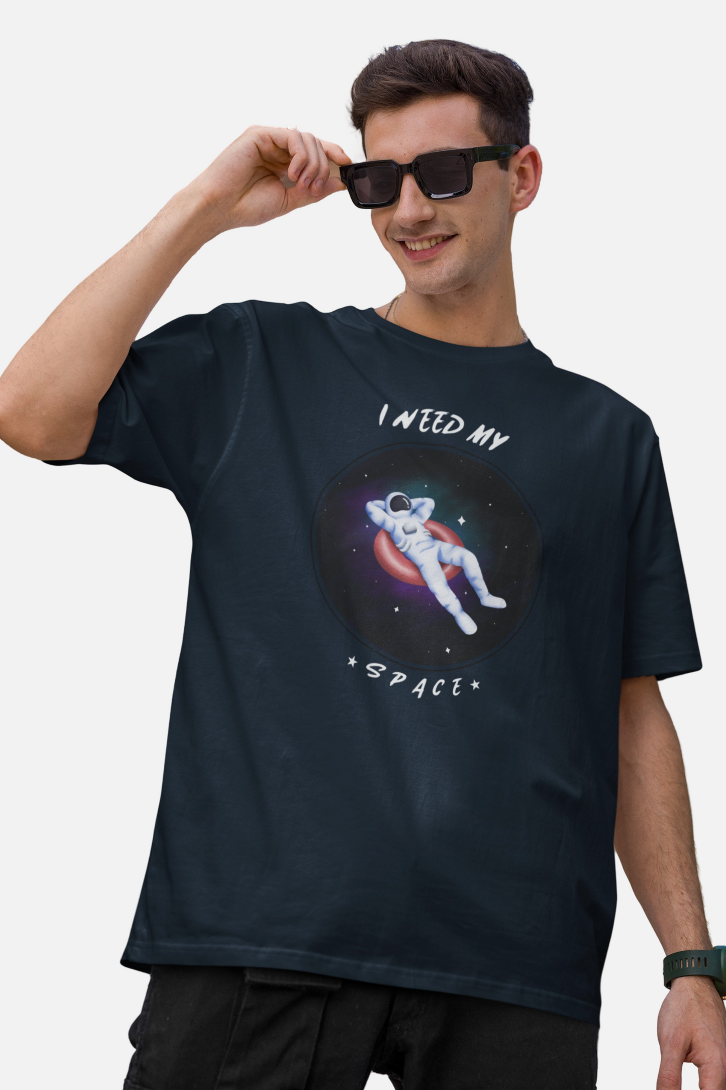 I Need Space style premium quality Men's oversized t-shirts