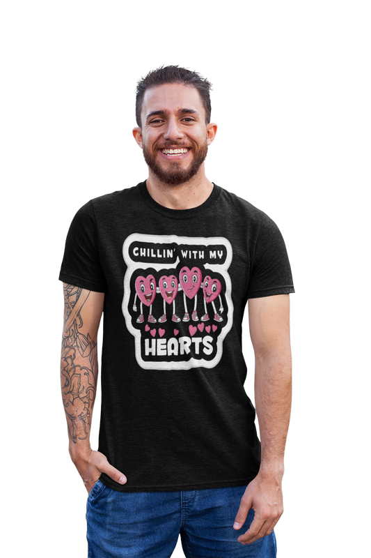 Men's Printed premium quality  Chill in heart T-Shirt