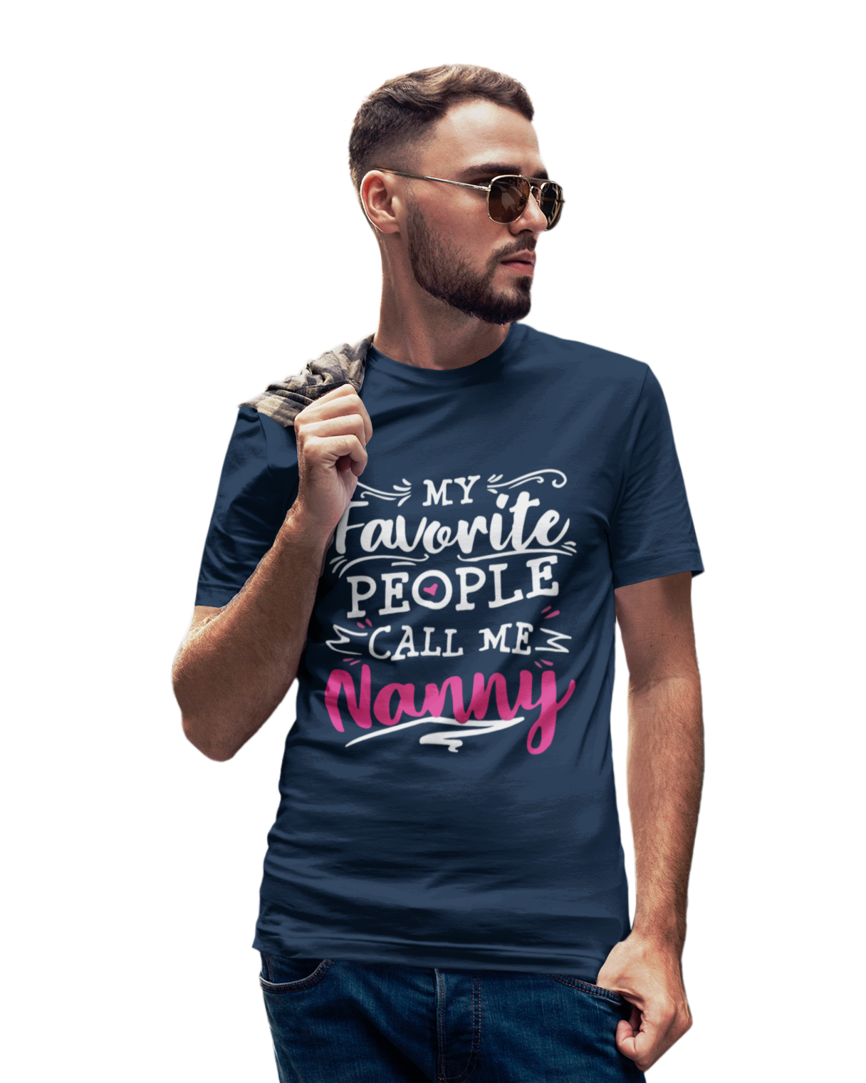 Men call me nanny fun  and filmy  lover t-shirt